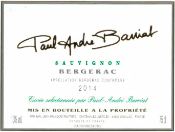Bergerac Sauvignon 2025 - Barriat
